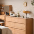Warburg Natural Solid Oak 3 Over 4 Chest Drawers