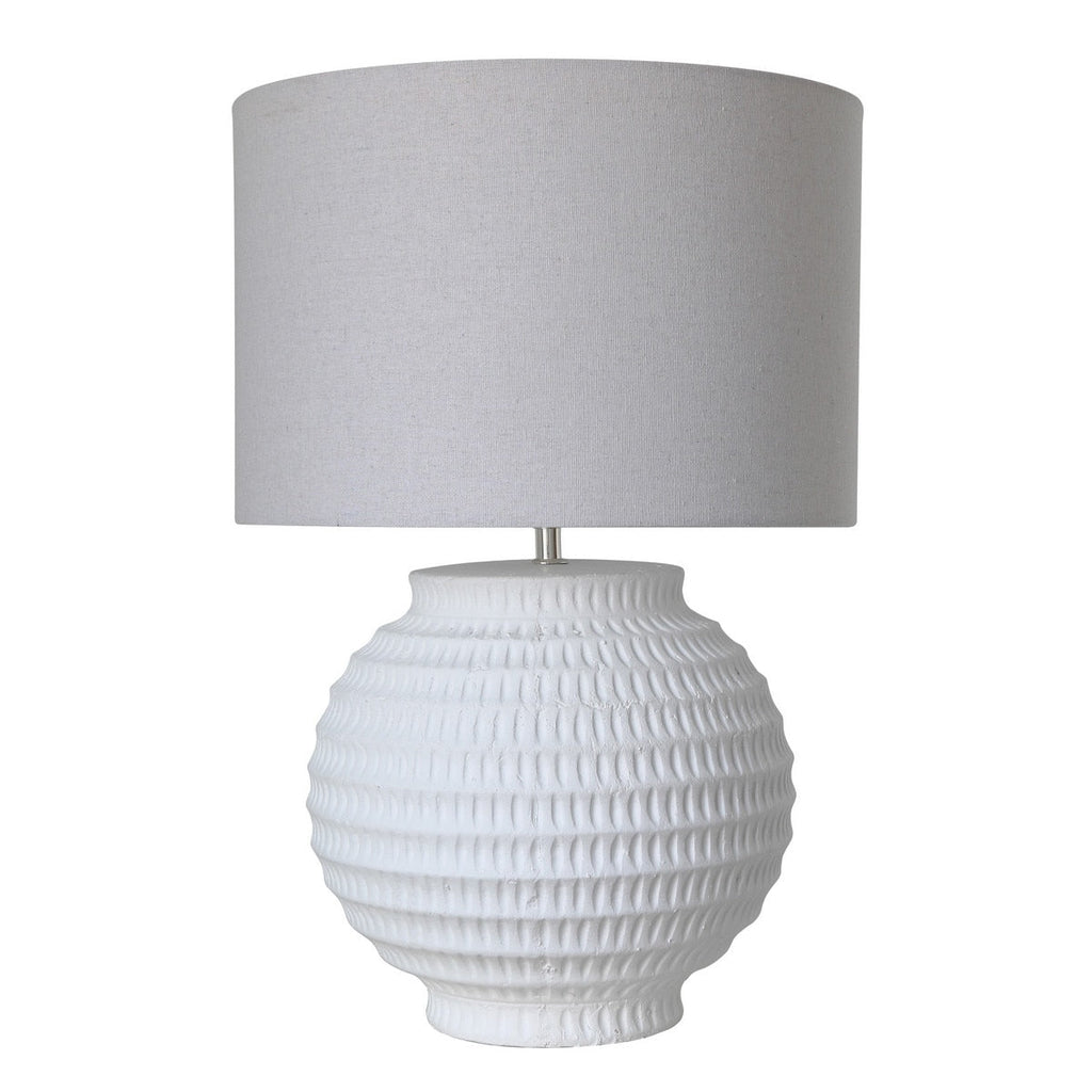 White Terracotta Timeless Glow Lamp RRS3025 - Oak Furniture Store