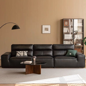 Wilson Genuine Leather Sofa - Oak Furniture Store