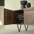 Wiltz Natural Solid Walnut Sideboard