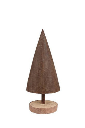 Wood Look Cone Tree 31CM FXT834 - Oak Furniture Store