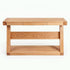 Natural oak console table with drawers and display shelf for modern NZ and AU homes