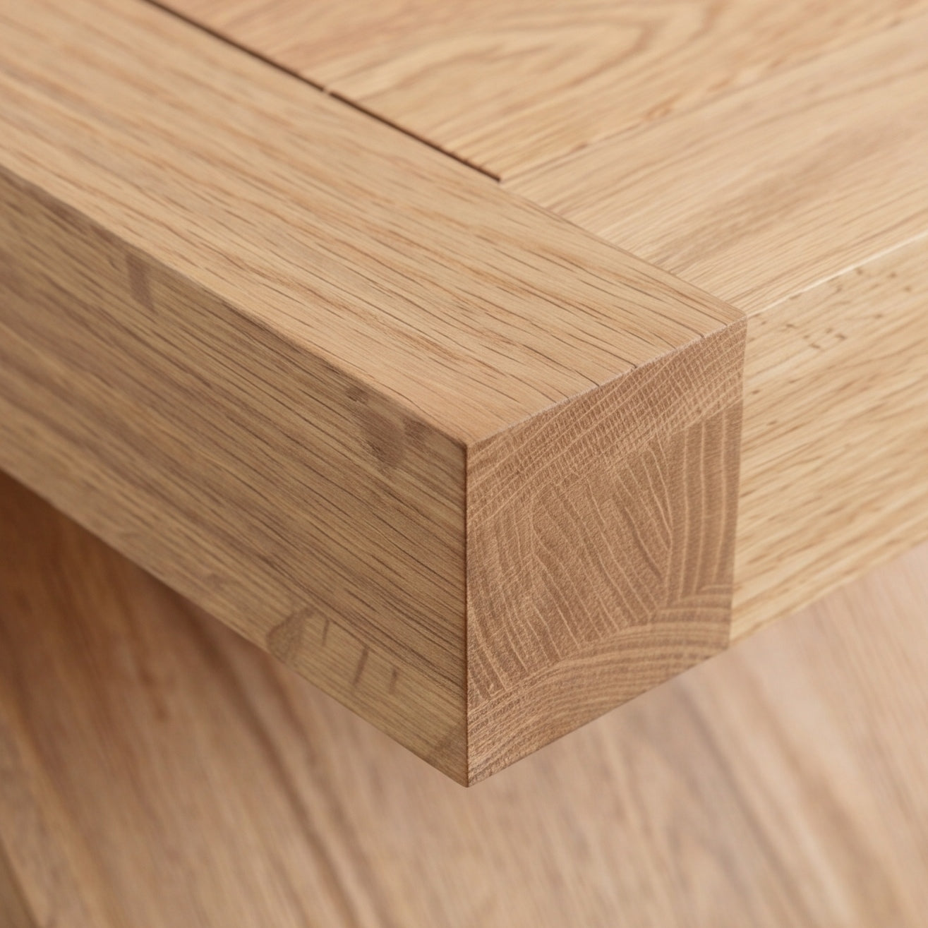 Zetland oak lamp table for sofa side, reading corner, and modern lounge room styling