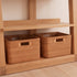Zetland Natural Solid Oak Large Bookshelf with spacious shelves and sturdy timber frame