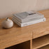 Zetland oak entertainment unit for living room media storage and modern TV display