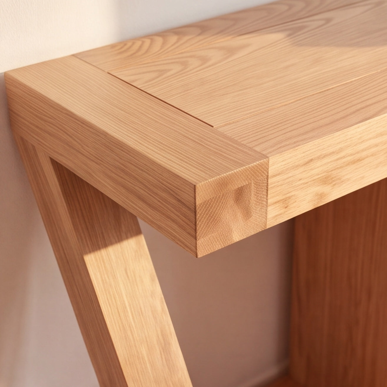 Zetland Natural Solid Oak Sideboard with sturdy timber frame and practical cabinet storage