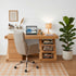 Natural oak study desk with minimalist design for modern NZ and AU homes
