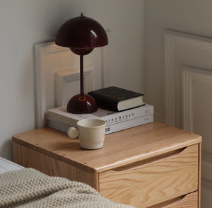 Berlin Natural Solid Oak Bedside Table