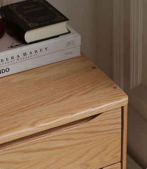 Berlin Natural Solid Oak Bedside Table