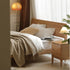Berlin Natural Solid Oak Bed Frame - Oak Furniture Store