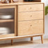 Oslo Natural Solid Oak Sideboard with Hutch Dresser - Oak Furniture Store