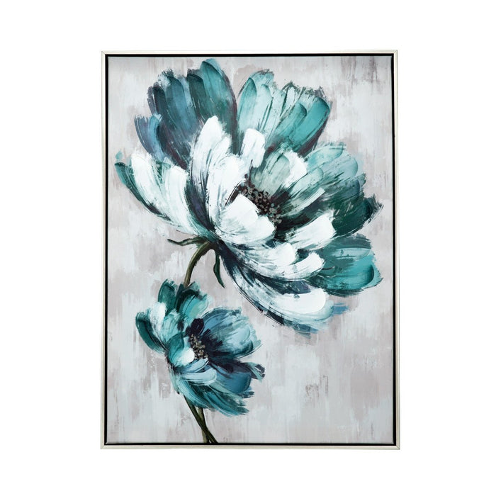 Azure Blossom Wall Art RSE2604