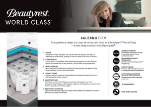 Beautyrest World Class Mattress Plush & Medium or Firm - Cali King - Oak Furniture Store & Sofas