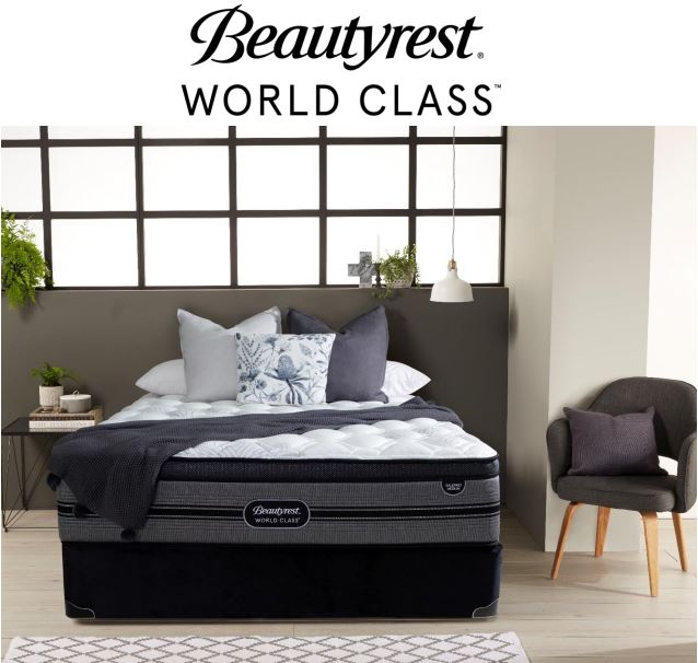 Beautyrest World Class Mattress Plush & Medium or Firm