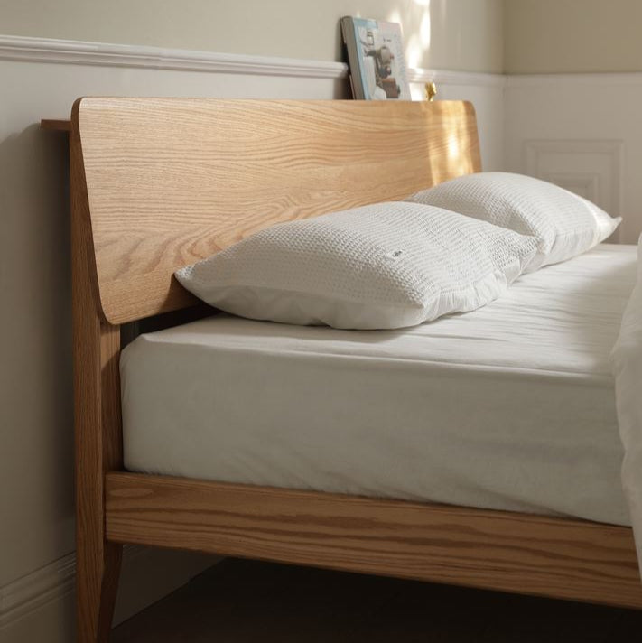 Berlin Natural Solid Oak Bed Frame - Oak Furniture Store