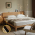 Berlin Natural Solid Oak Bed Frame - Oak Furniture Store