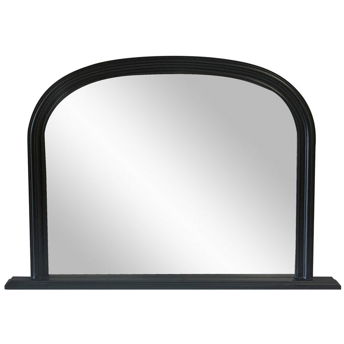 Black Bordeaux Mantle Mirror RAL1009