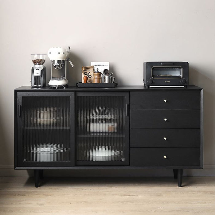 Boden Charcoal Solid Oak Sideboard