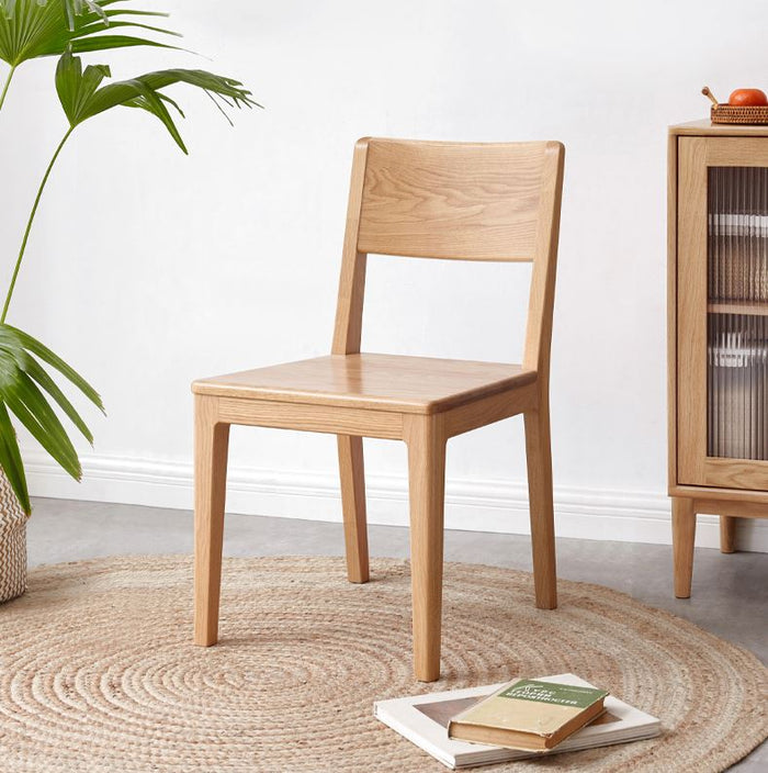 Bremen Natural Solid Oak Dining Chair