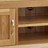Chamfer Solid Oak 2 Doors TV Unit - Oak Furniture Store