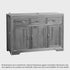Chamfer Solid Oak Large Sideboard - Oak Furniture Store
