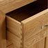 Chamfer Solid Oak Small Sideboard - Oak Furniture Store