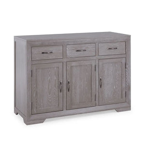 Chamfer Solid Oak Large Sideboard - Oak Furniture Store & Sofas