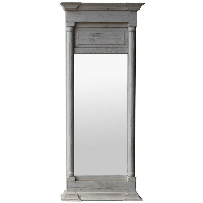 Cream Distress Pine Foyer Mirror RCF8188