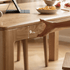 Cuba Natural Solid Ash Dining Table - Oak Furniture Store