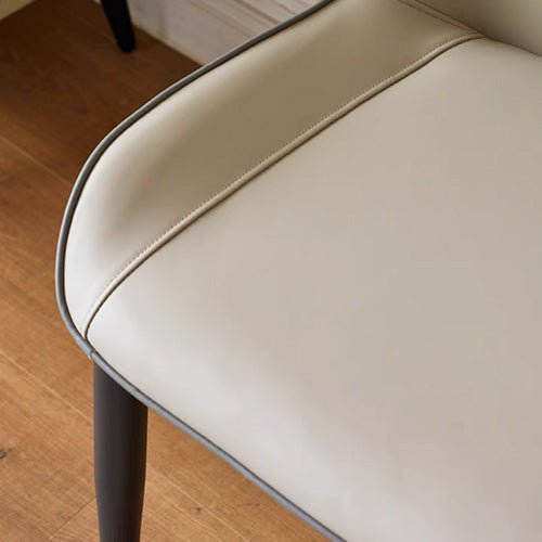 Eden Design Luxe Faux Leather Dining Chair - Oak Furniture Store