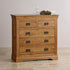 French Rustic Solid Oak 2+3 Chest Of Drawers - Oak Furniture Store