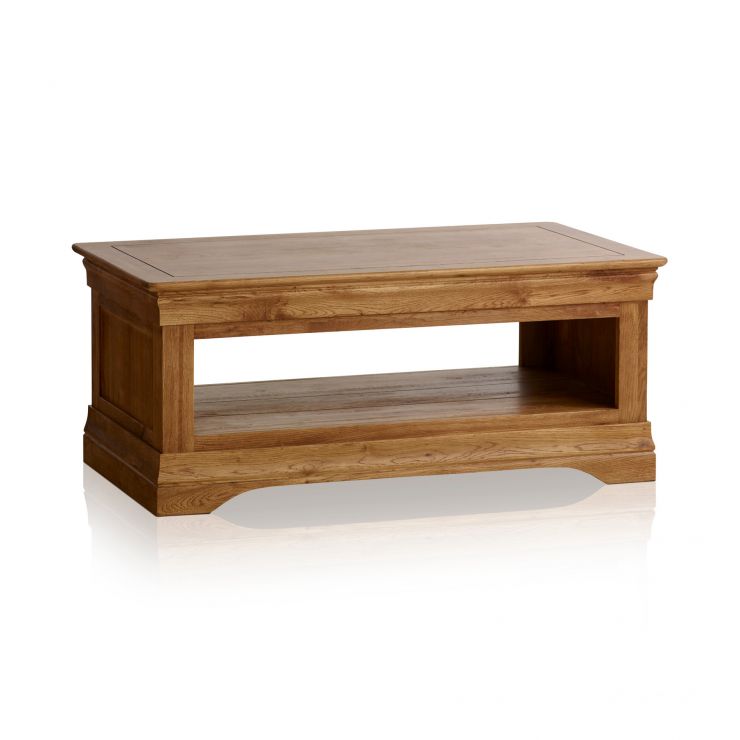 French Rustic Solid Oak Coffee Table | New Zealand living room | Oak Furniture Store