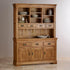 French Rustic Solid Oak Large Sideboard With Hutch Dresser - Oak Furniture Store