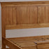 French Rustic Solid Oak Bed Frame - Oak Furniture Store