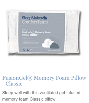 FusionGel•À_ Memory Foam Pillow - Classic - Oak Furniture Store & Sofas