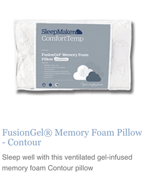 FusionGel•À_ Memory Foam Pillow - Contour - Oak Furniture Store & Sofas