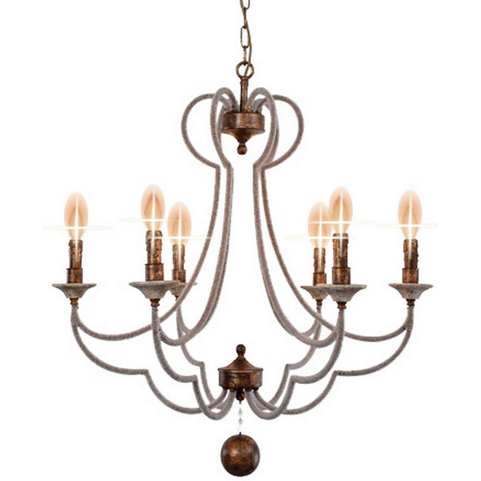 Gold Foil Elegance Iron Lamp RRL4038