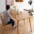 Hasjo Natural Solid Oak Dining Chair - Oak Furniture Store