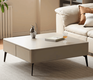 Hertz Tulip Poplar Painted Square Coffee Table - Oak Furniture Store & Sofas