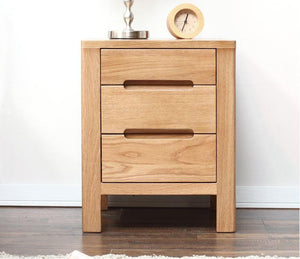 Humbie Natural Solid Oak Bedside Table (New Product Coming Soon!) - Oak Furniture Store & Sofas