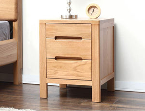 Humbie Natural Solid Oak Bedside Table (New Product Coming Soon!) - Oak Furniture Store & Sofas