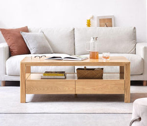 Humbie Natural Solid Oak Coffee Table (Coming Soon!) - Oak Furniture Store & Sofas