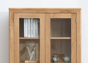 Humbie Solid Oak Display Cabinet (Coming Soon!) - Oak Furniture Store & Sofas