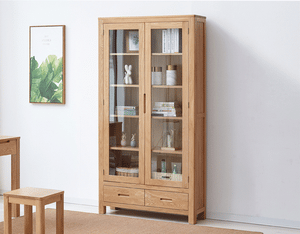 Humbie Solid Oak Display Cabinet (Coming Soon!) - Oak Furniture Store & Sofas