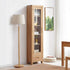 Humbie Solid Oak Slim Display Cabinet - Oak Furniture Store