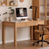 Humbie Solid Oak Study Desk - Oak Furniture Store