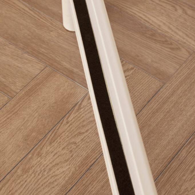 Kemi Cream Tulip Poplar Painted Harp Bed Frame - Oak Furniture Store