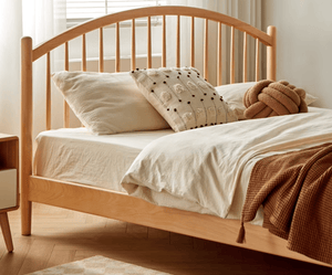 Kemi Solid Beech Harp Bed Frame - Oak Furniture Store & Sofas