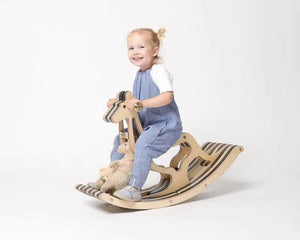 Kids Wooden Animal Rocking Toy - Oak Furniture Store & Sofas