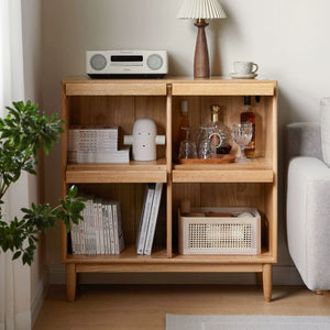 Lima Natural Oak Small Sideboard - Oak Furniture Store & Sofas